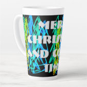 メリークリスマスとコーヒーの時間！ カフェラテマグ (左アングル)