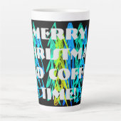 メリークリスマスとコーヒーの時間！ カフェラテマグ (正面)