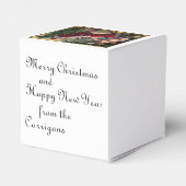 メリークリスマスとハッピーニューイヤーのお願い箱 フェイバーボックス (裏面サイド)