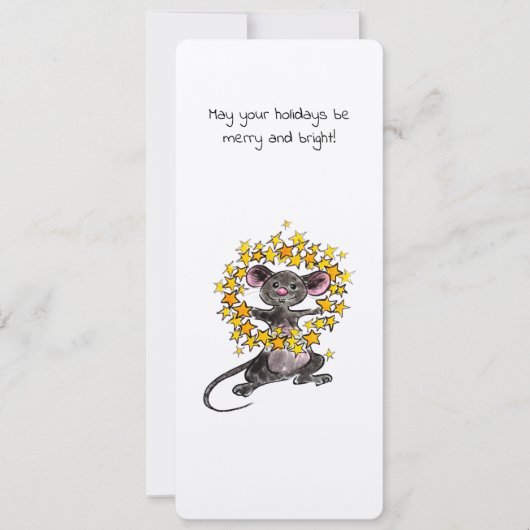 メリークリスマスとハッピーニューイヤーのスターマウス (正面)