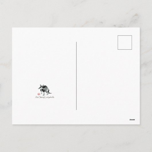 メリークリスマスとハッピーニューイヤーのチーズマウス シーズンポストカード (裏面)