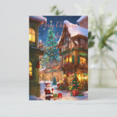 メリークリスマスとハッピーニューイヤーカード サンキューカード (スタンド正面)