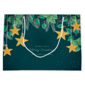 メリークリスマスとハッピーニューイヤーフェスティバル ラージペーパーバッグ (正面)