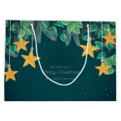 メリークリスマスとハッピーニューイヤーフェスティバル ラージペーパーバッグ (裏面)