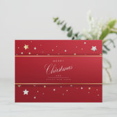 メリークリスマスとハッピーニューイヤーホリデーカード シーズンカード (スタンド正面)