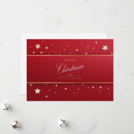 メリークリスマスとハッピーニューイヤーホリデーカード シーズンカード