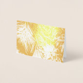 メリークリスマスとハッピーニューイヤーホリデーカード 箔カード (正面)