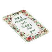 メリークリスマスとハッピーニューイヤーマグネット マグネット (右側)