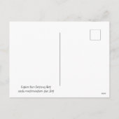 メリークリスマスとハッピーニューイヤー葉書 シーズンポストカード (裏面)