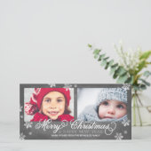 メリークリスマスとハッピーニューイヤー雪 シーズンカード (スタンド正面)