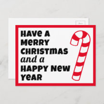 メリークリスマスとハッピーニューイヤー飴の杖