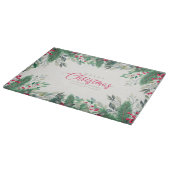 メリークリスマスとハッピーニューイヤー カッティングボード (角)