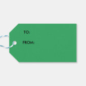 メリークリスマスとハッピーニューイヤー・モンキー ギフトタグ (裏面横)