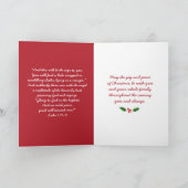 メリークリスマスとハッピーニューイヤー、水彩 シーズンカード (内部)