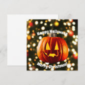メリークリスマスとハッピーハローウィン (正面/裏面)