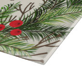 メリークリスマスとハッピーホリデー カッティングボード (角)