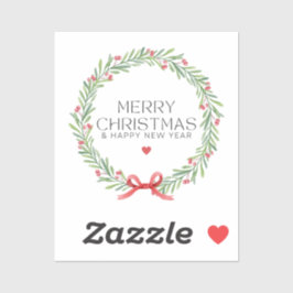 メリークリスマスとハッピーホリデー シール