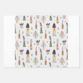 メリークリスマスとハッピーホリデー ラッピングペーパーシート (正面3)