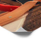 メリークリスマスとハッピーホリデー!美しい李 ポスター (角)