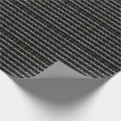 メリークリスマスとハッピー新年のシームレスなパターン ラッピングペーパー (角)