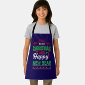 メリークリスマスとハッピー新年–61064フード付きスウェットシャツ エプロン (インサイチュ)