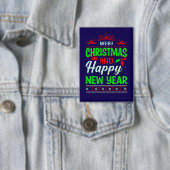メリークリスマスとハッピー新年–61064 缶バッジ (インサイチュ)