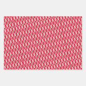 メリークリスマスとレトロ車クリスマスツリーギフト ラッピングペーパーシート (正面2)