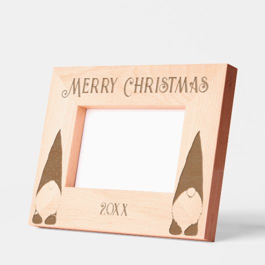 メリークリスマスと二人の格言 レーザー彫刻フレーム (左)