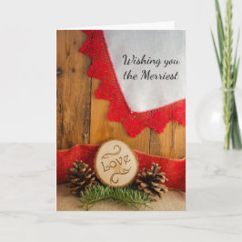 メリークリスマスと冬の結婚式 シーズンカード