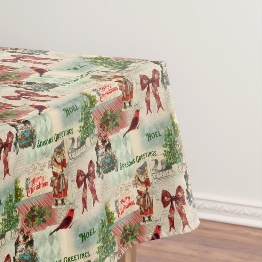 メリークリスマスと季節のごあいさつ テーブルクロス (インサイチュ)