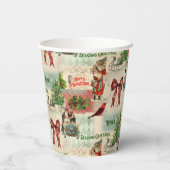 メリークリスマスと季節のごあいさつ 紙コップ (裏面)