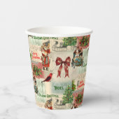 メリークリスマスと季節のごあいさつ 紙コップ (正面)