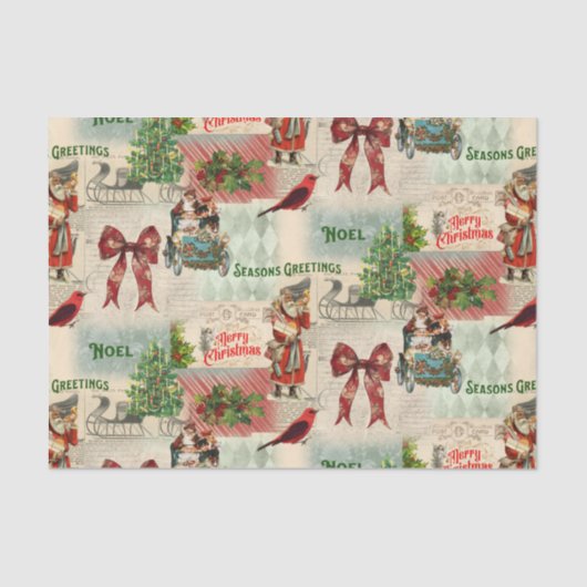 メリークリスマスと季節のごあいさつ 薄葉紙 (正面)