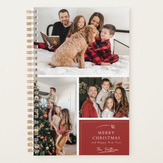 メリークリスマスと家族のプランナー プランナー手帳 (正面)