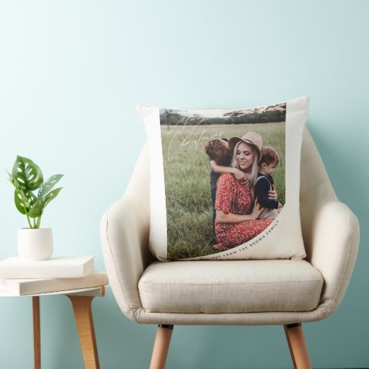 メリークリスマスと愛の家族装飾用クッション クッション (椅子)