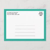 メリークリスマスと新しい自宅住所の引越 シーズンポストカード (裏面)