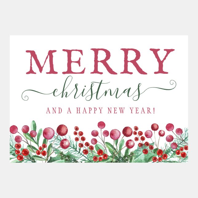 メリークリスマスと新年おめでとう！ (正面)