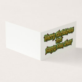 メリークリスマスと新年おめでとう