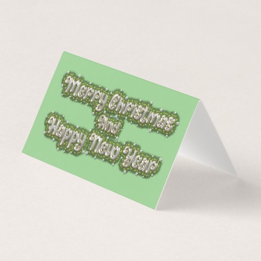 メリークリスマスと新年おめでとう (正面)