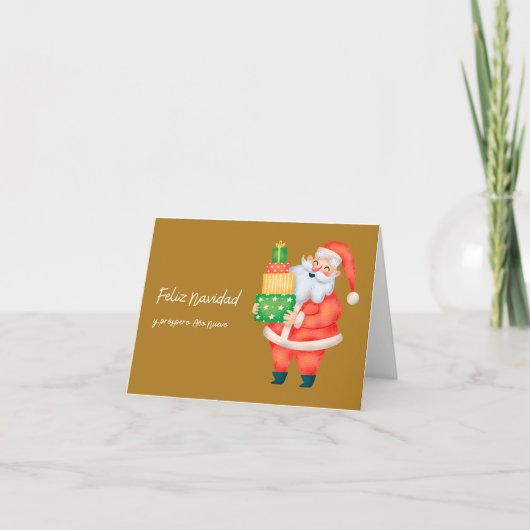 メリークリスマスと新年おめでとう、クリスマス カード (正面)