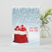 メリークリスマスと新年おめでとう シーズンカード (スタンド正面)