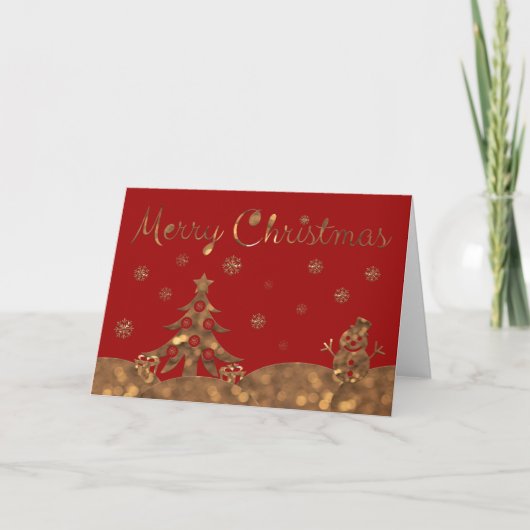 メリークリスマスと新年おめでとう！ シーズンカード (正面)