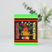 メリークリスマスと新年おめでとう シーズンポストカード (スタンド正面)