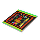 メリークリスマスと新年おめでとう タイル (側面)