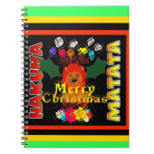 メリークリスマスと新年おめでとう ノートブック (正面)