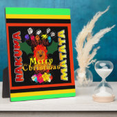 メリークリスマスと新年おめでとう フォトプラーク (側面)