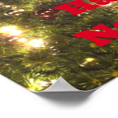 メリークリスマスと新年おめでとう! ポスター (角)