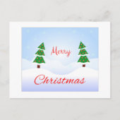 メリークリスマスと新年おめでとう! ポストカード (正面)