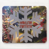 メリークリスマスと新年おめでとう マウスパッド (正面)