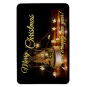 メリークリスマスと新年おめでとう！ マグネット (縦)